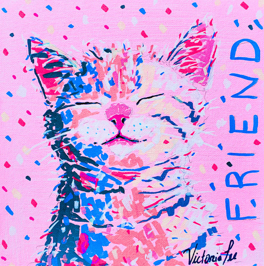 "Friend" (8x8 in)