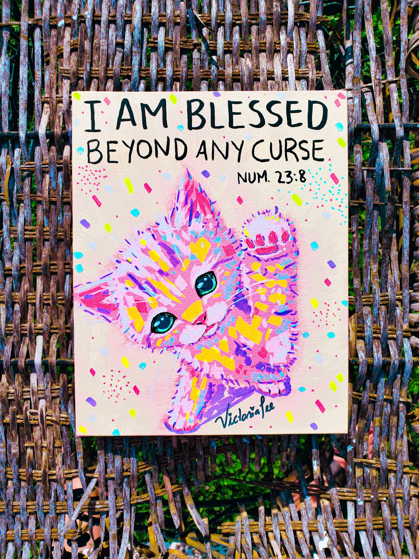 "Blessed Beyond" (10x8 in)