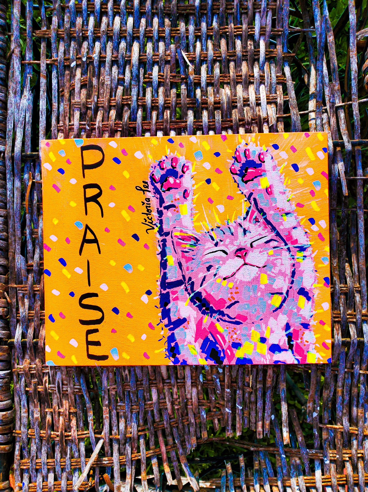 "Praise the Most High" (10x8 in)