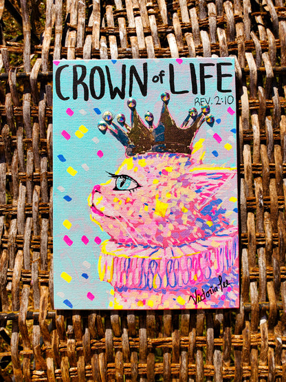 "Crown of Life" (7x5 in)