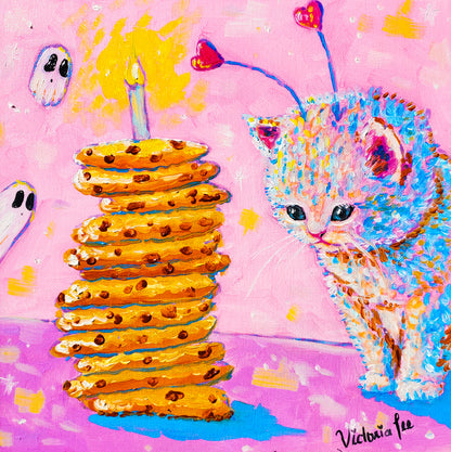 "Cookie Pile Please!" (10x10in)