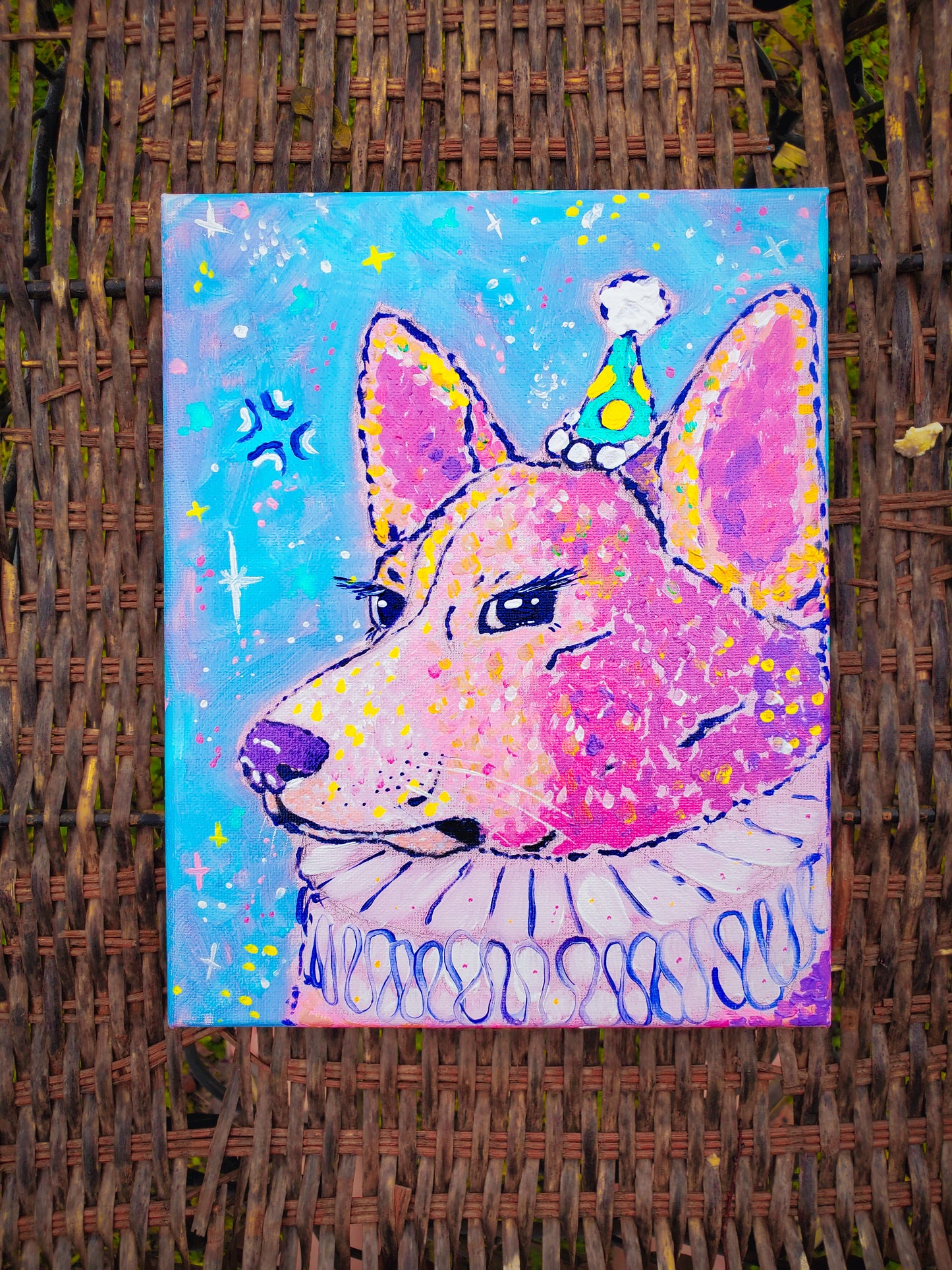 "Dogs N Birthdays" (10x8in)