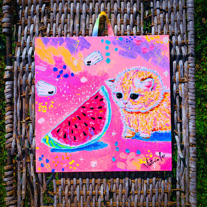 "One in a Melon" (10x10in)