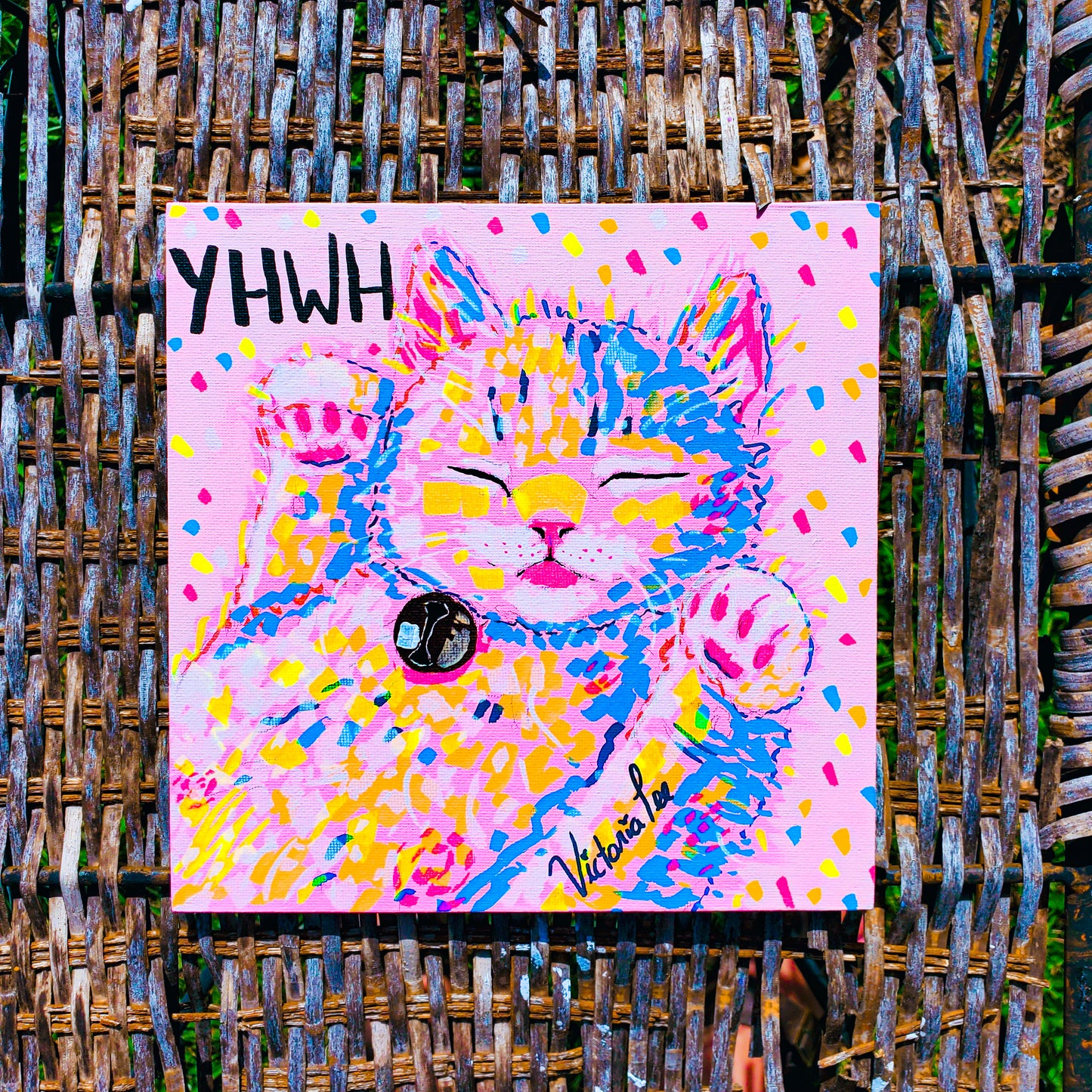 "YHWH" (8x8 in)